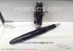 Perfect Replica AAA Mont Blanc Daniel Defoe Purple Fountain Pen Black Clip